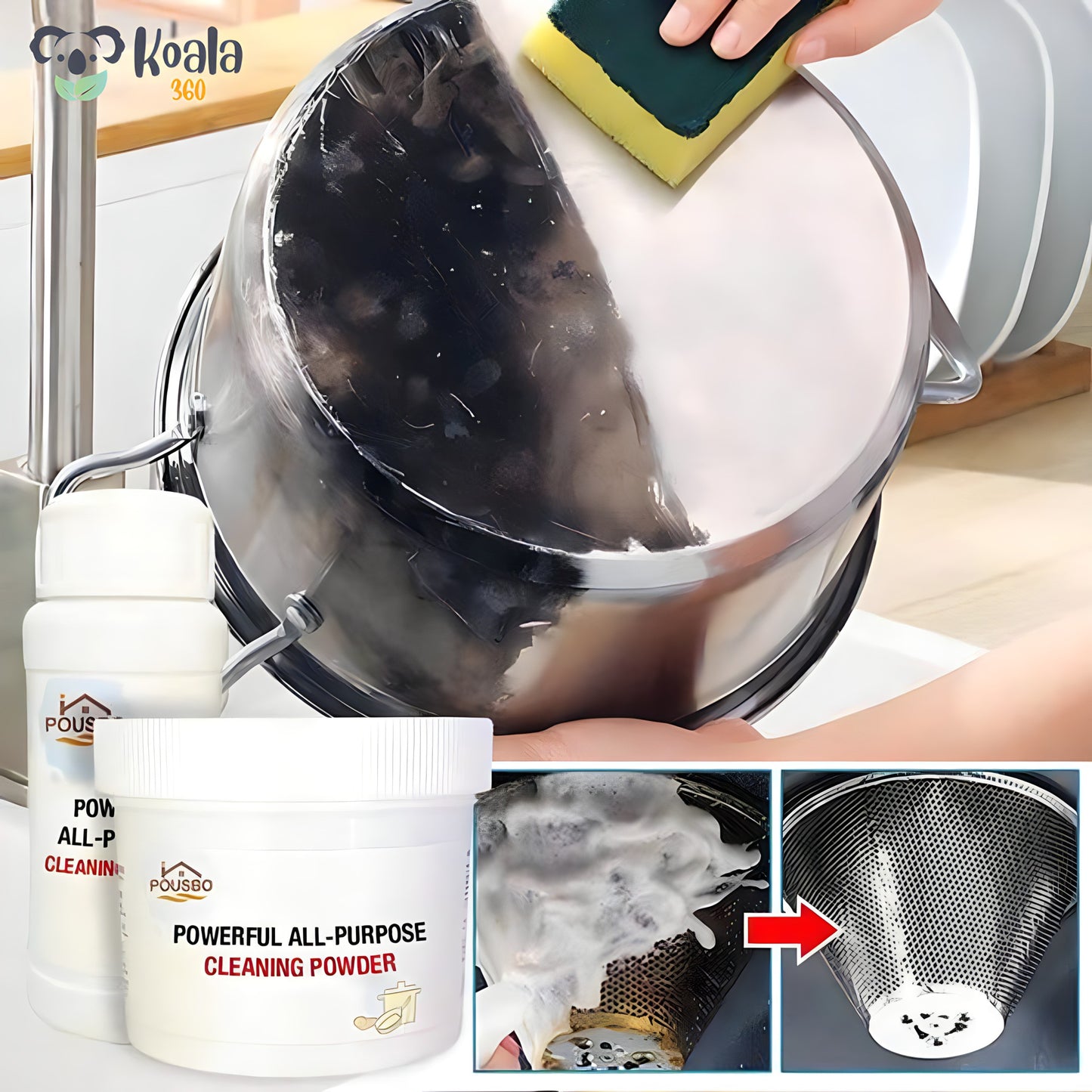 CleanerKitchen© - Limpiador Multiusos para Cocina – Koala 360 España